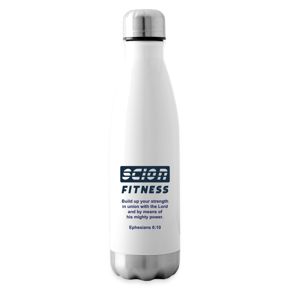 Insulated Water Bottle - The Biblical One! - white