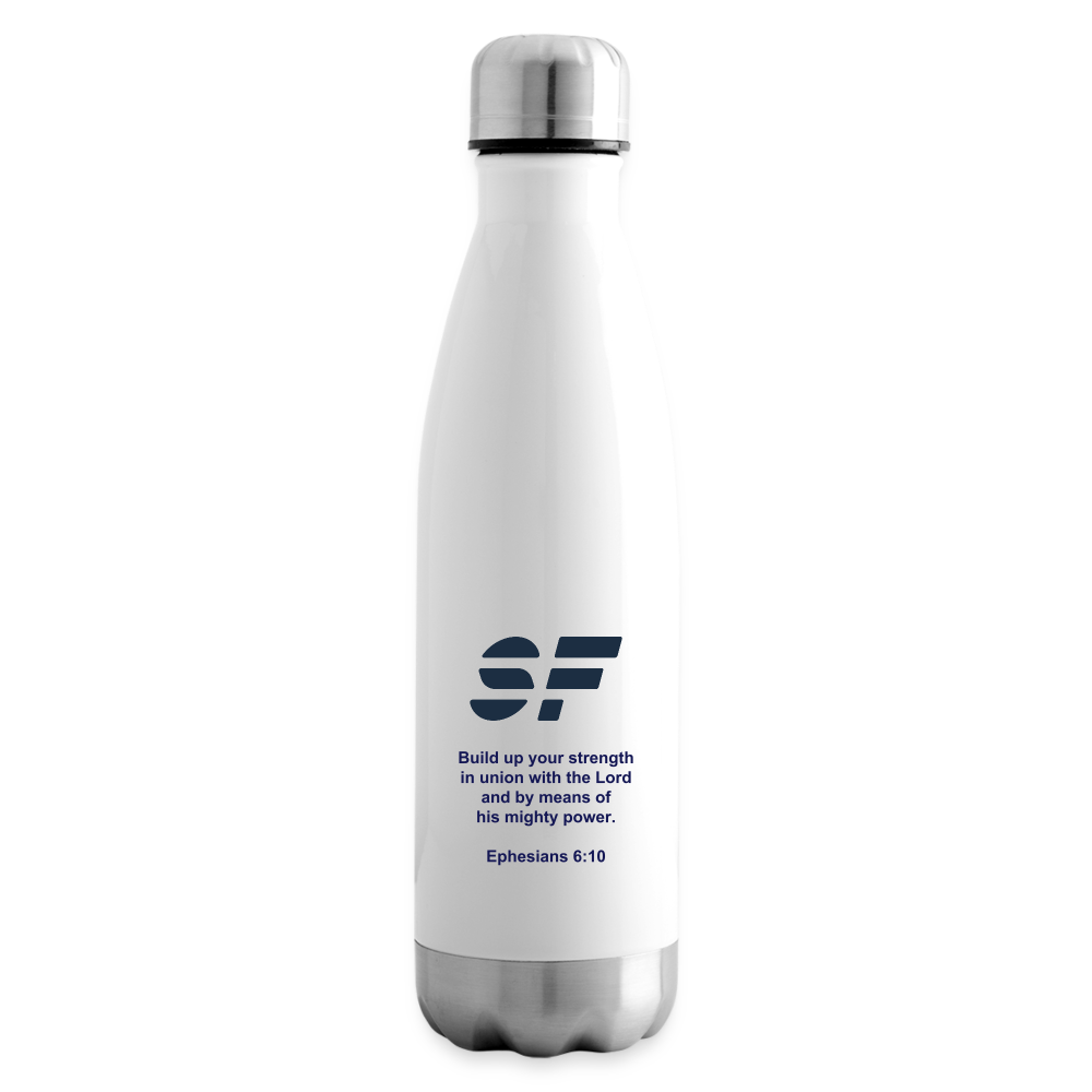 Insulated Water Bottle - The Biblical One! - white