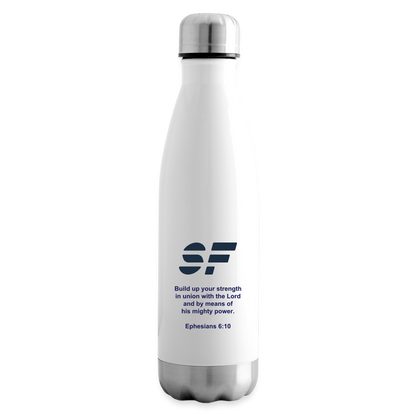 Insulated Water Bottle - The Biblical One! - white