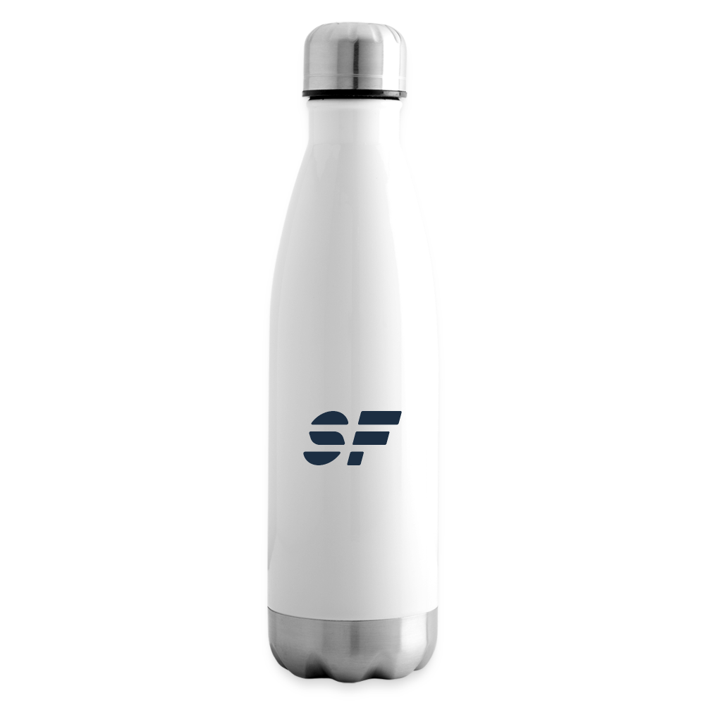 Insulated Water Bottle - white